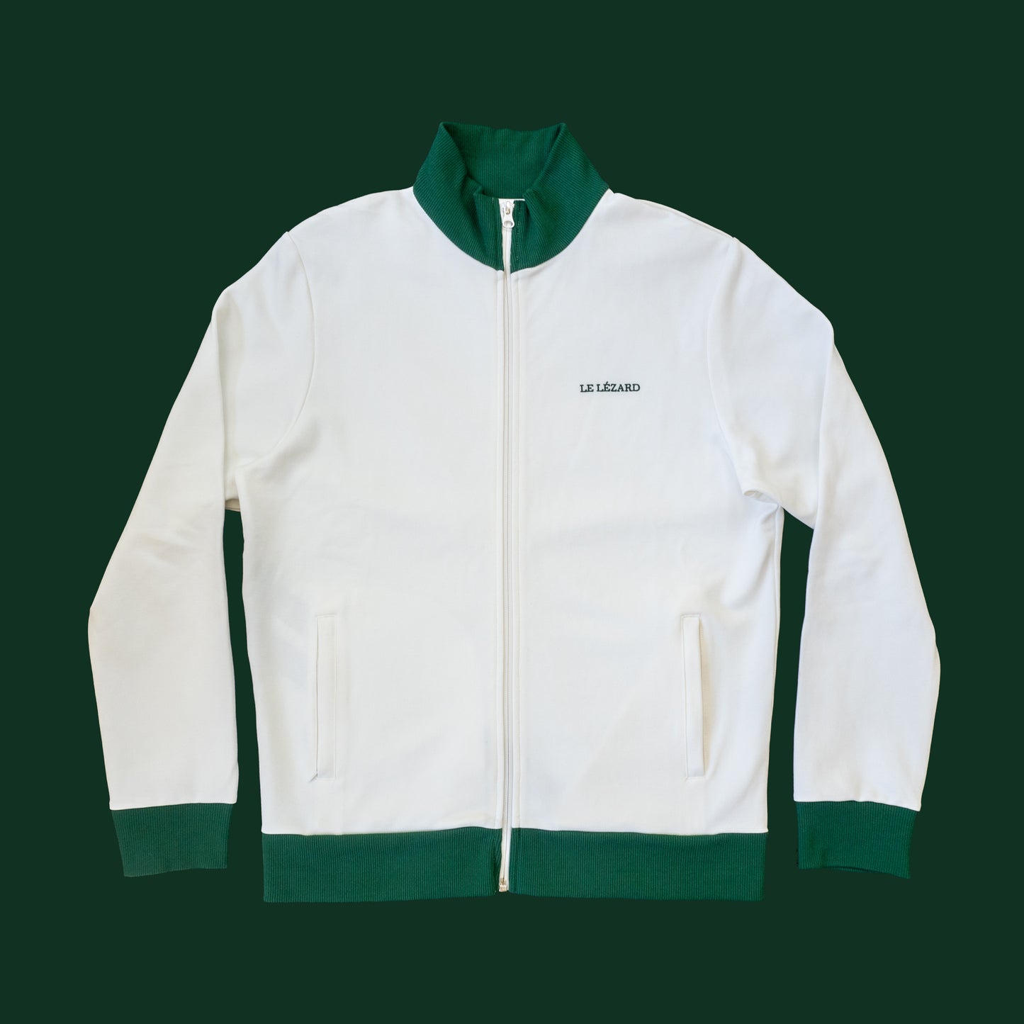 TRACKSUIT -LE REVERS- (Blanc/Vert)